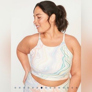 Old Navy Light Support PowerSoft Longline Sports Bra [XL]
